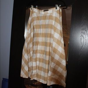 Plaid skirt